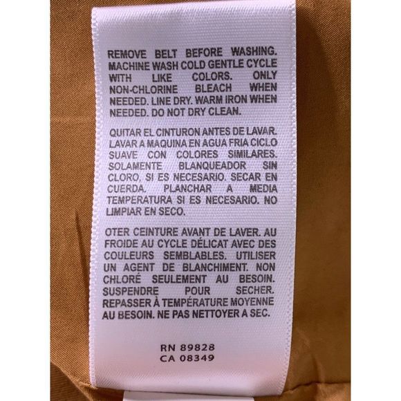 Robert Rodriguez Overcoat Size Large Drape Open Front Ginger EUC 6352 - Picture 9 of 9